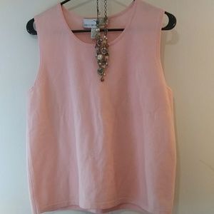 100% Cashmere NWT Tank Top QVC Size Large